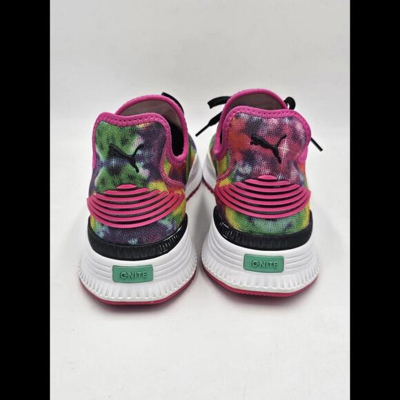 Puma Avid Evoknit Haze Tie-Dye Sneakers Men's Size 11.5 (Pink/Multicolored) - Picture 4 of 8